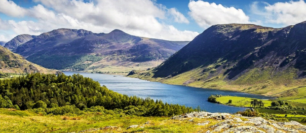 The Vale towards Crummock Water from Lanthwaite Hill  (Andrewswalks.co.uk)